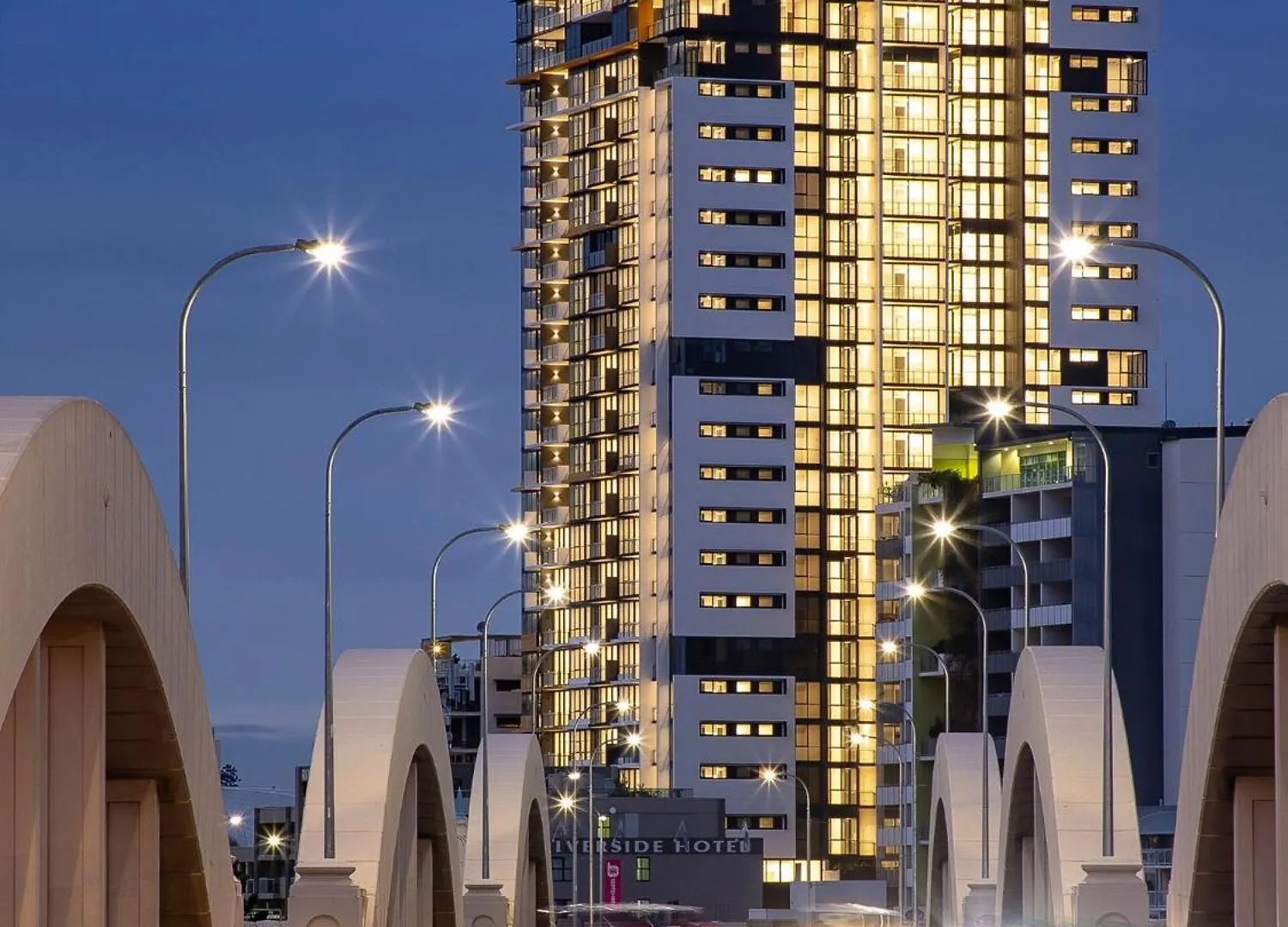 Urban Riverside Escape At Cultural Centre Precinct Brisbane Apartmán
